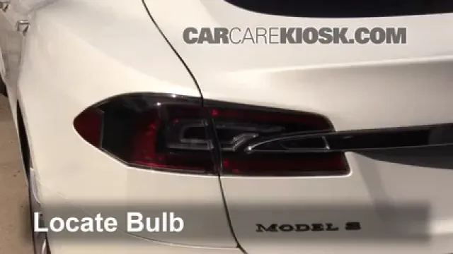 2017 Tesla S 90D Electric Luces Luz de giro trasera (reemplazar foco)